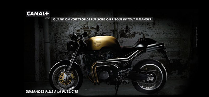 Mélange publicités Meule d'or fromage moto