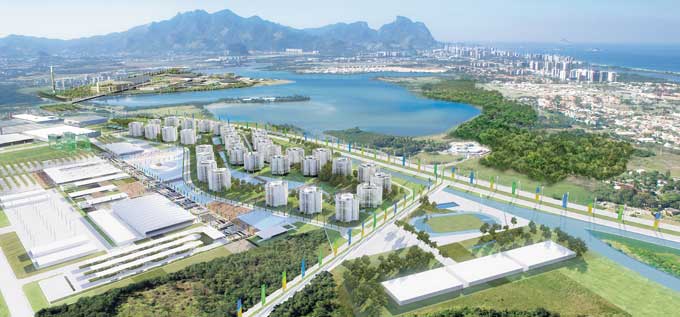 2016 : le village Olympique des Jeux Olympiques de Rio de Janeiro