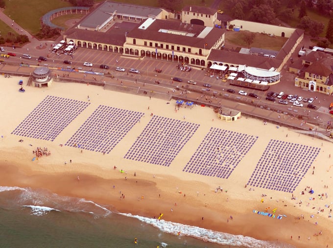 Bondi Beach : 1700 serviettes au soleil contre le cancer de la peau