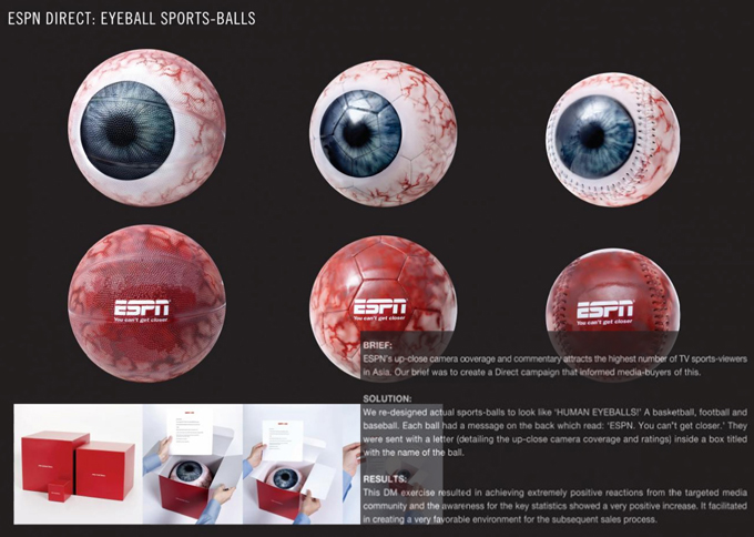 ESPN adresse des ballons trompe-l'oeil à la presse pour buzzer sur leur système de caméra