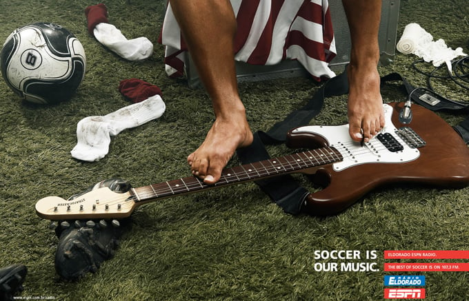 ''Le foot, c'est notre musique''