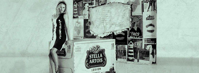 Le recyclage de luxe par Stella Artois : des emballages provenant à 76% de papier recyclé. 