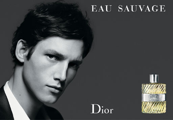 Une ancienne campagne du parfum Christian Dior