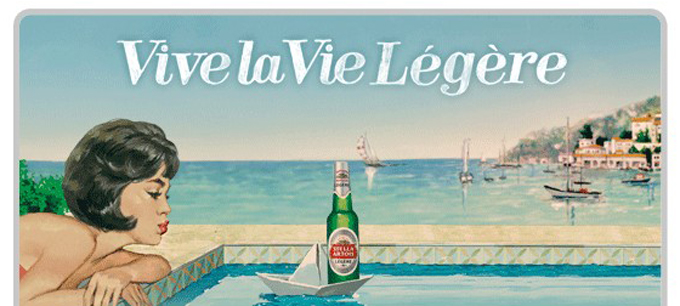 Vive la vie légère, la nouvelle campagne mondiale de Stella Artois
