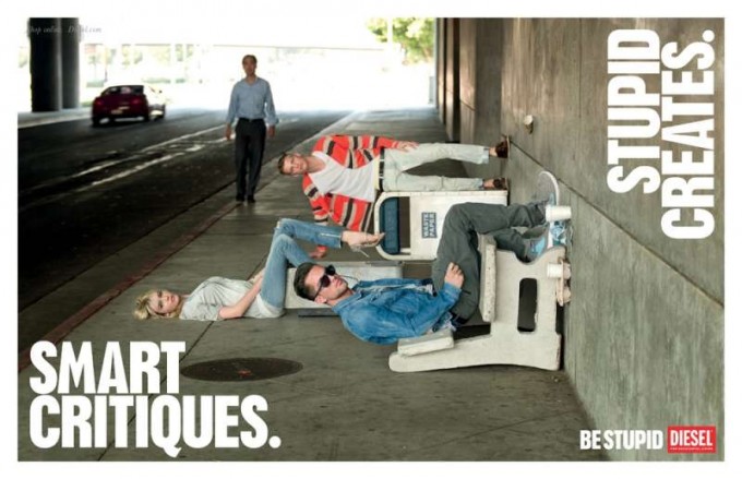 Cannes Lions 2010 Grand Prix Outdoor: Campagne Diesel Be-Stupid
