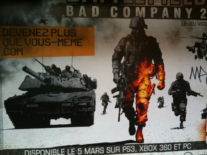 Battlefield Bad Company taquine l'Armée de Terre : un grand merci à Paul pour la photo