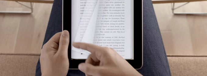 iPad saura livre des livres avec un bel effet de page comme si c'était un véritable livre