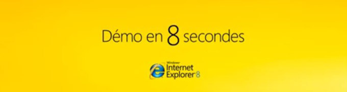 Internet Explorer 8 en 8 secondes : la navigation du futur ?