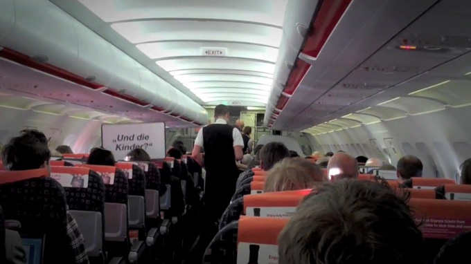Germanwings offre une scène d'anthologie de l'aviation lowcost et chez EasyJet 