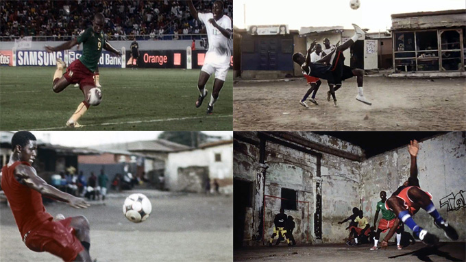 Puma s'offre quelques images de Samuel Eto'o, la star camerounaise avant centre de l'inter de Milan