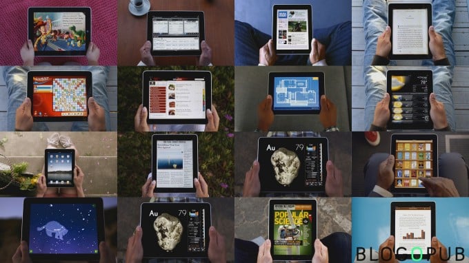 iPad fonctionne dans tous les sens, avec 200000 apps