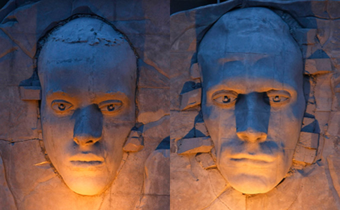 Theo Walcott absent de la Coupe du Monde, et Rio ferdinand sculptés le Mont Rushmore de Nike à Londres