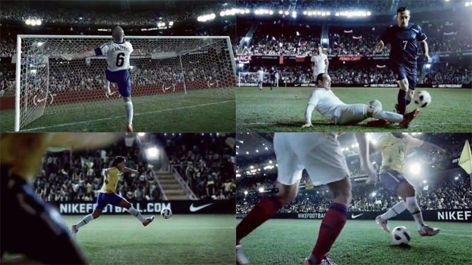 Rooney, Ribery, Cannavaro joueront la Coupe du Monde sponso par Nike. Ronaldinho regardera les matchs à la télé
