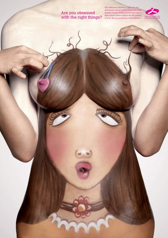 Cancer breast foundation : bad hair day
