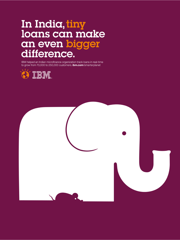 IBM smarter world illustration : prêts en Inde
