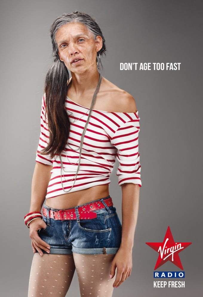 Virgin Radio : Don't age too fast Keep fresh