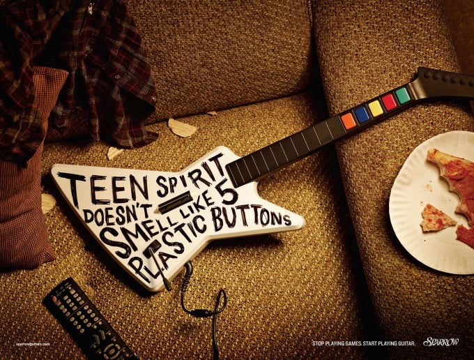 Sparrow Guitars : le Teen Spirit ne sent pas comme 5 boutons en plastique