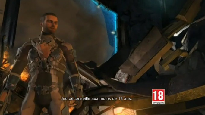 Une image violente du jeu Dead Space 2 sur Sony Ps3