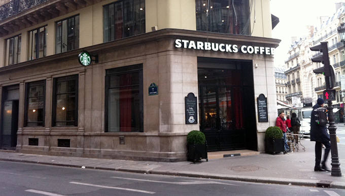 Starbucks Opera : 26, Avenue de l'Opéra 75001 Paris