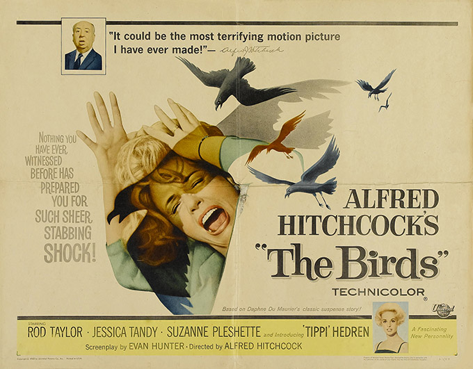 Affiche les oiseaux hitchcock