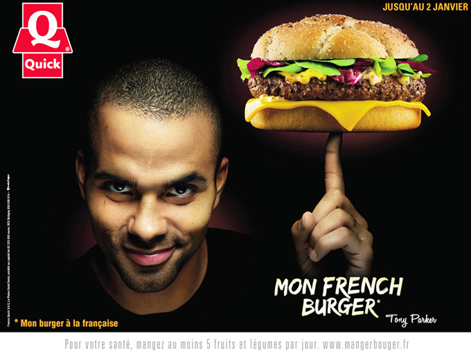 Tony Parker et le French Burger