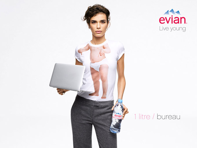 Evian pour une working girl