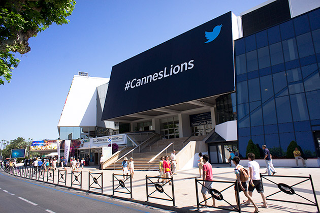 Entrée des Cannes Lions 2012, palais des festivals