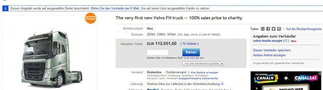 Volvo Camion Lancement eBay