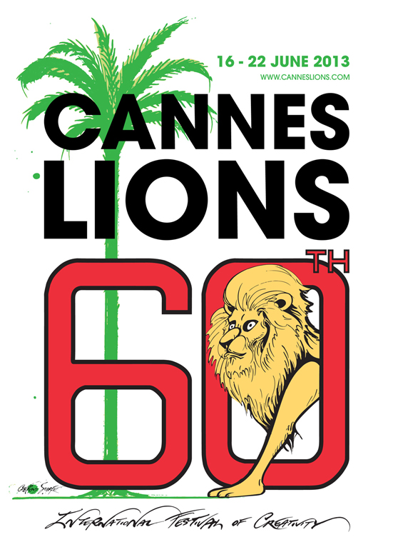 60ème édtion des Cannes Lions par Gerald Scarfe