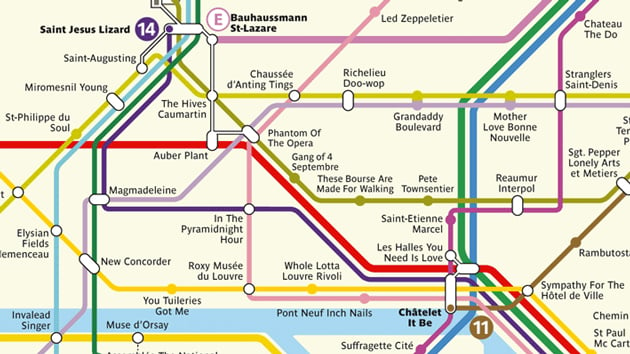 Le plan de métro rock de Oüi FM – La Réclame