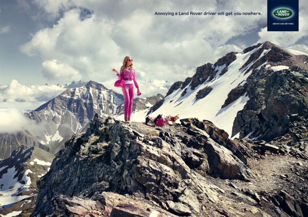 Barbie à la montagne