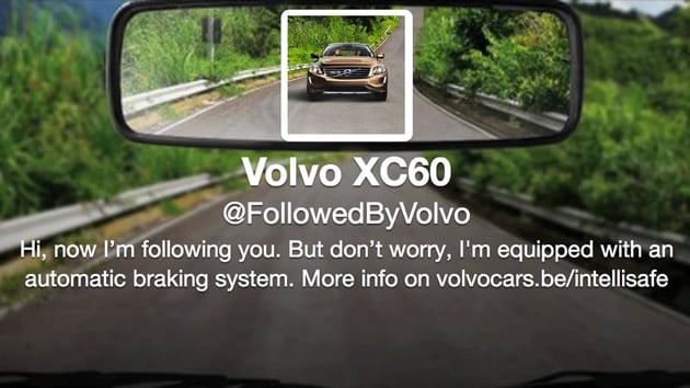 Volvo vous suit sur twitter