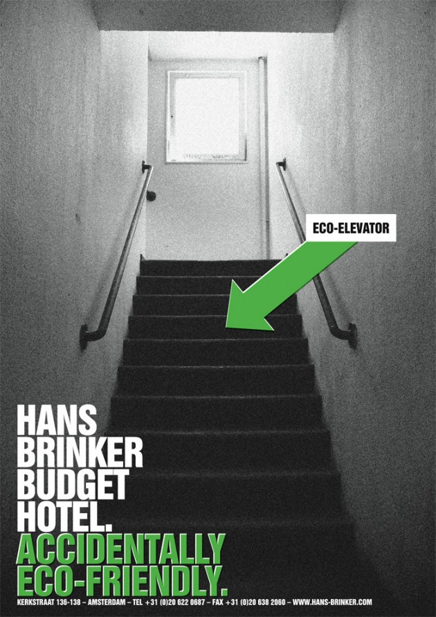 Hans Brinker Budget Hotel : Accidentally Eco Friendly