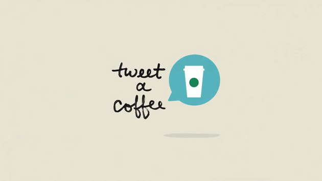Starbucks : tweetez un café