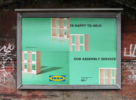 L&rsquo;affichage en kit d&rsquo;Ikea
