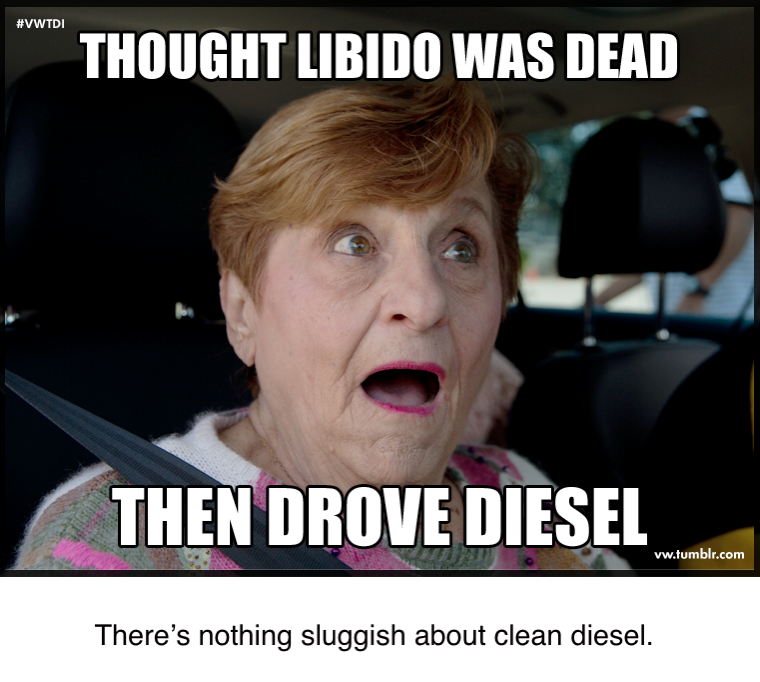 Volkswagen clean tdi old wives tales meme 3