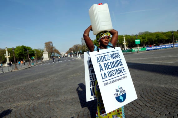 Water for africa marathon paris 1