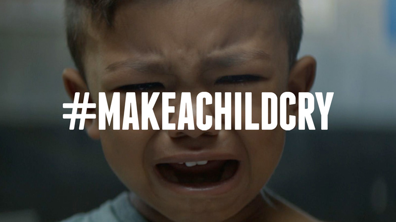 Make a child cry
