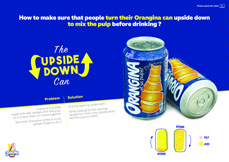 UPSIDE DOWN CAN
