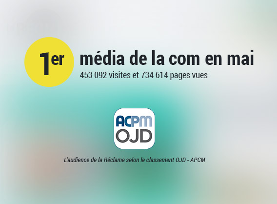 La Réclame, 1ère audience web de la com en mai !