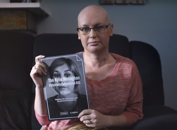 Une campagne personnifie un projet de loi pour légaliser l’euthanasie