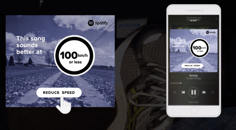 Spotify vous dissuade de conduire trop vite