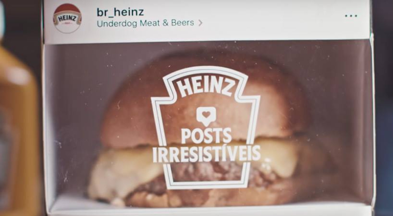 Et si on pouvait manger les Insta stories ? Heinz l&rsquo;a fait !