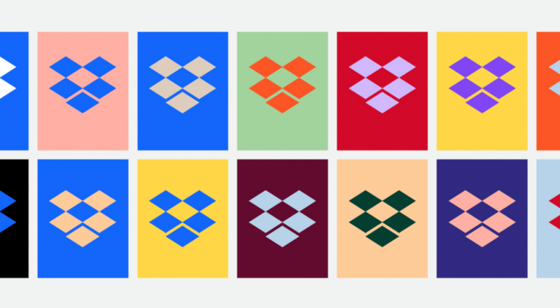 Dropbox dévoile sa nouvelle identité visuelle