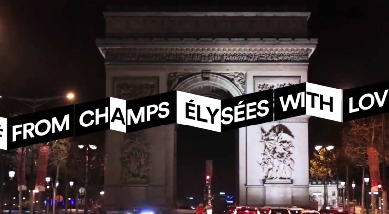 Affichez vos vœux sur les Champs-Élysées avec Publicis Conseil