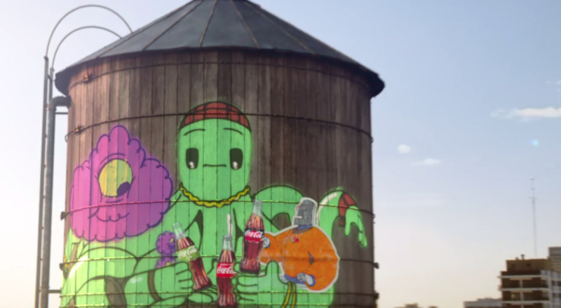Coca-Cola donne vie au street art