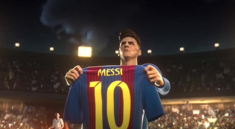 Un époustouflant Messi animé dans la dernière campagne Gatorade