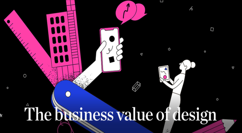 Les entreprises investissant dans le design sont bien plus rentables selon McKinsey