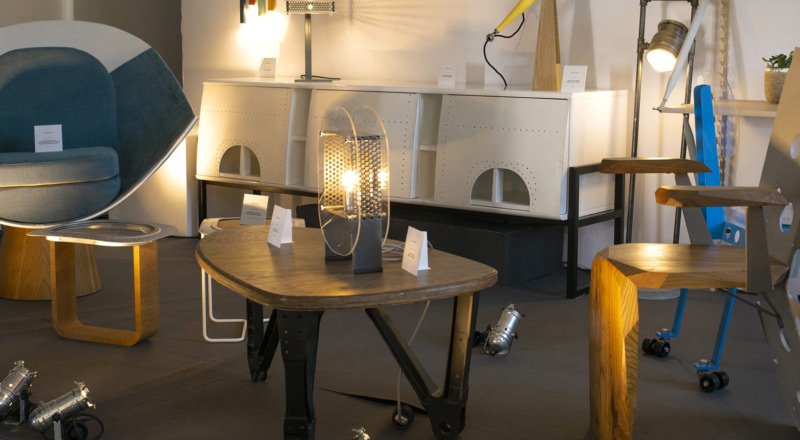 Airbus recycle ses avions en mobilier d’intérieur design