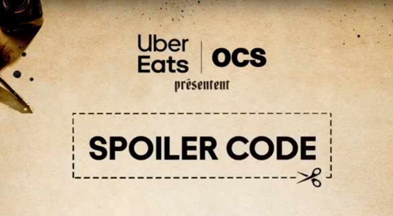 Uber Eats vous spoile Game Of Thrones contre des codes promos